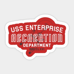 Enterprise Rec Room Sticker